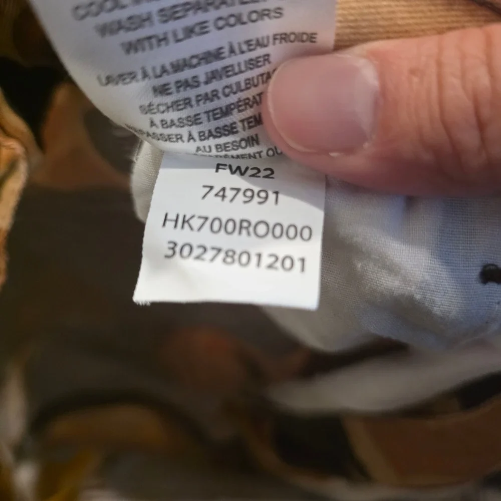 Browning Wasatch Camo Cargo Pants Mens S 30x31 Duck Brown Tan Cotton Hunting
